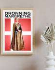 Plakat - Dronning Margrethe kunst - admen.dk