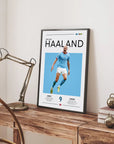 Plakat - Erling Haaland grafisk look - admen.dk