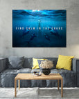 Plakat - Find calm in the chaos citat - admen.dk