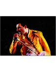 Plakat - Freddie Mercury portræt - admen.dk