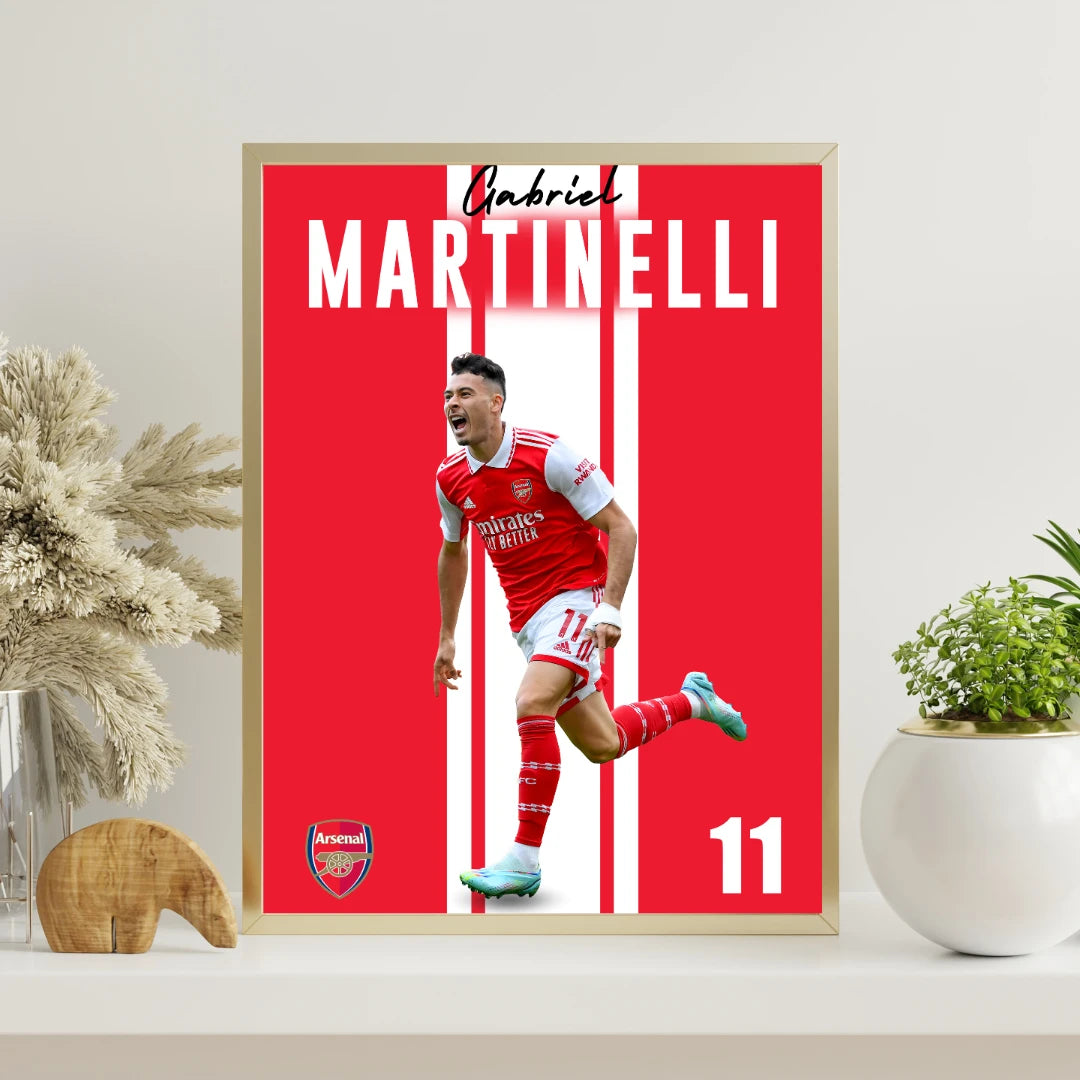 Poster - Gabriel Martinelli in jubilation