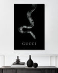 Plakat - Gucci slange fotokunst - admen.dk