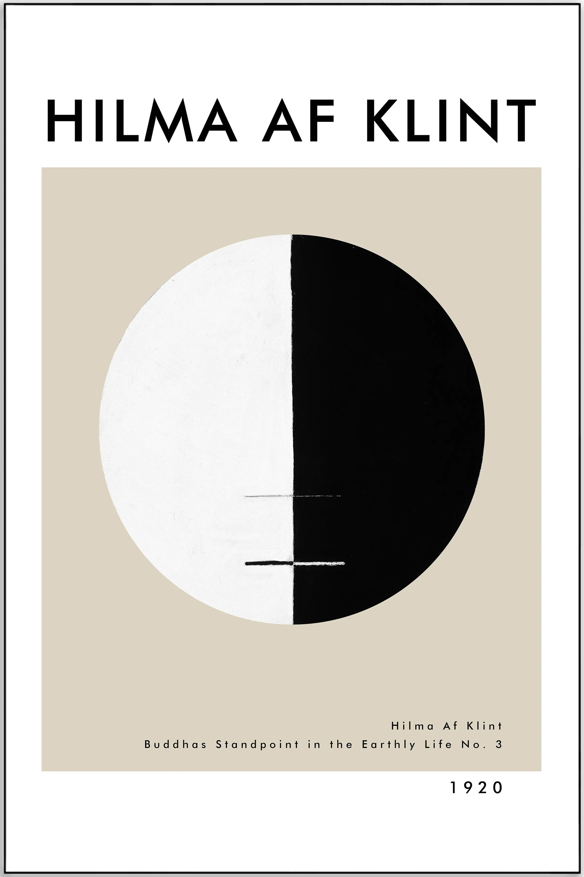 Plakat - Hilma af Klint - Buddhas standpoint - admen.dk