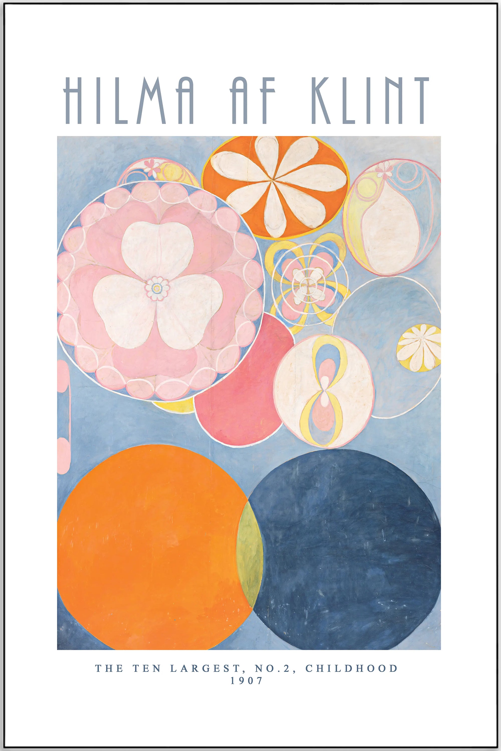 Plakat - Hilma af Klint - The ten largest, no 2 - admen.dk