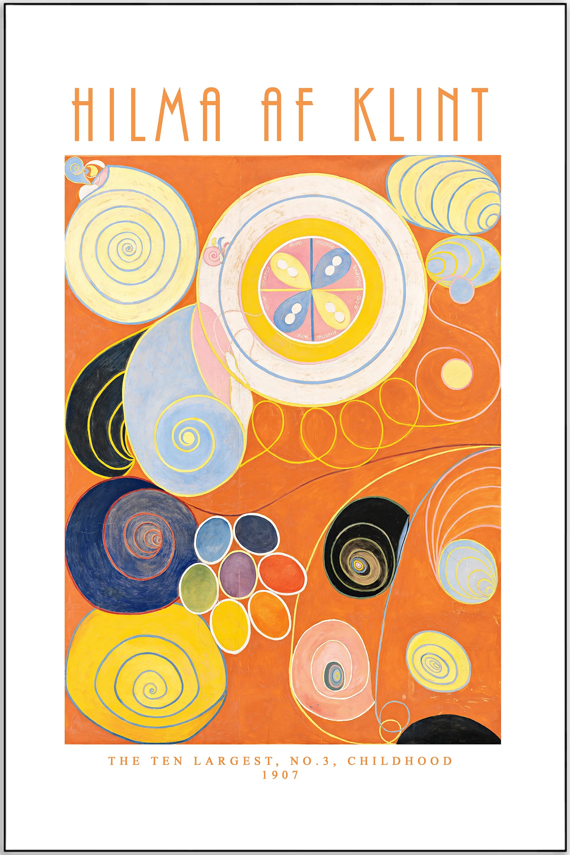 Plakat - Hilma af Klint - The ten largest, no 3 - admen.dk