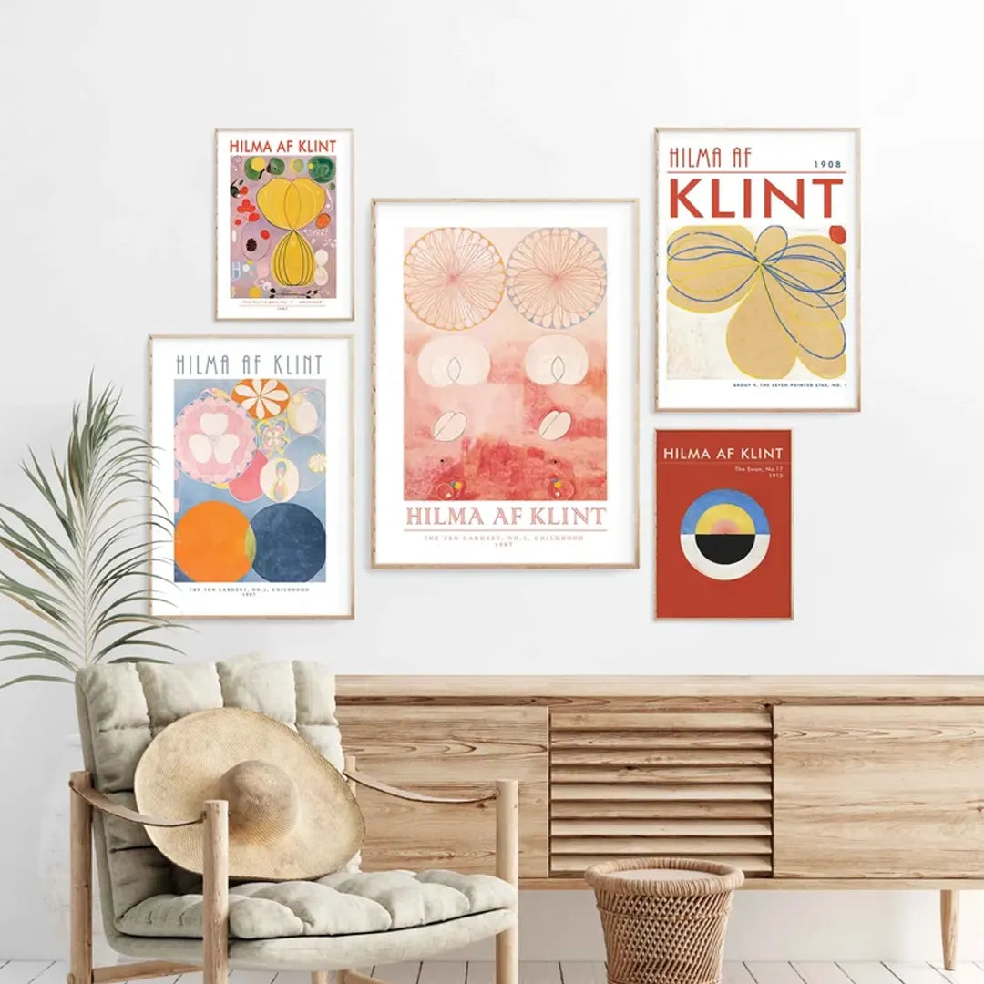 Plakat - Hilma af Klint - The ten largest, no 2 - admen.dk