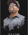 Plakat - Ice Cube kunst - admen.dk