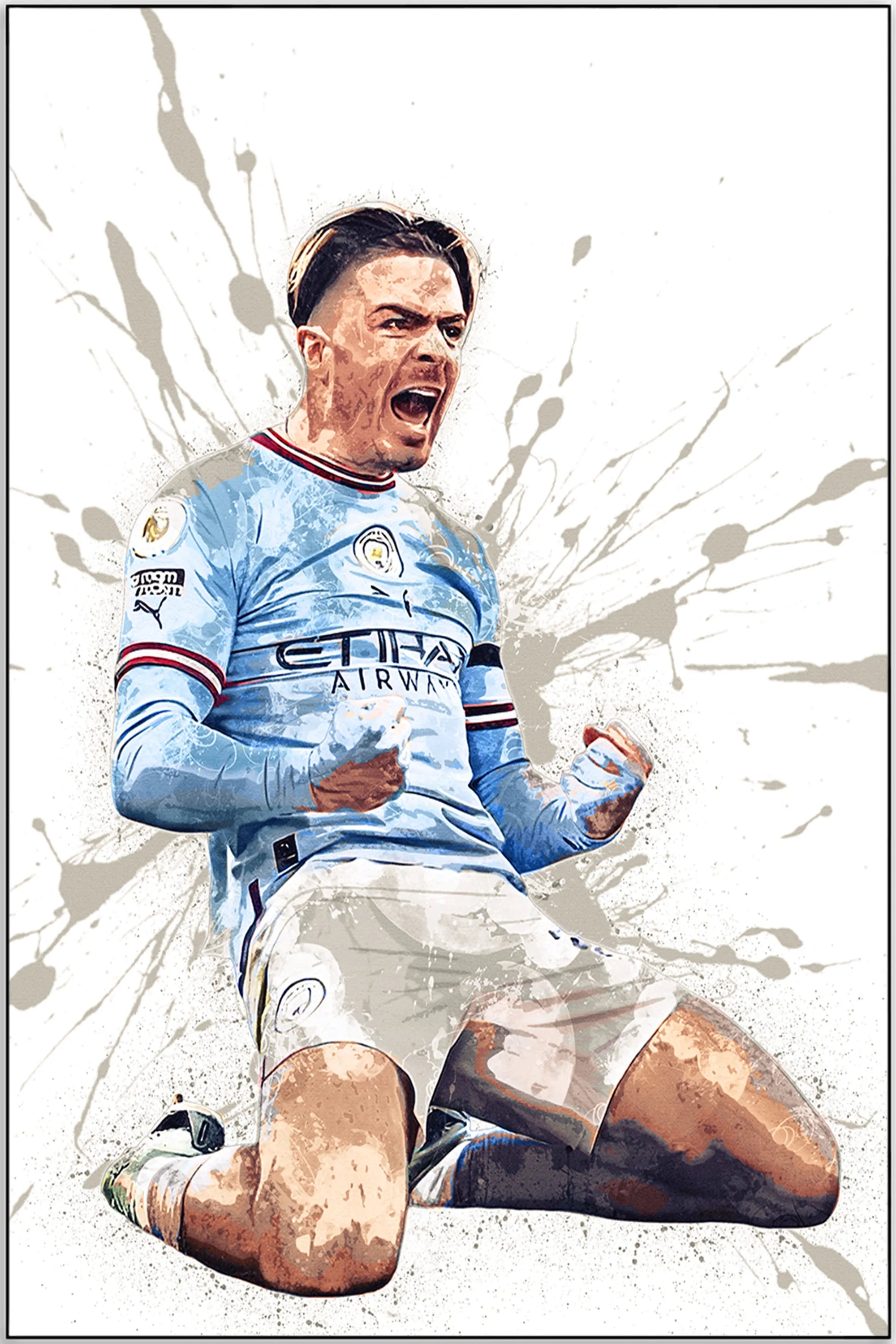 Plakat - Jack Grealish sejr stil - admen.dk