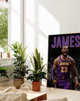 Plakat - Lebron James sejrkunst - admen.dk