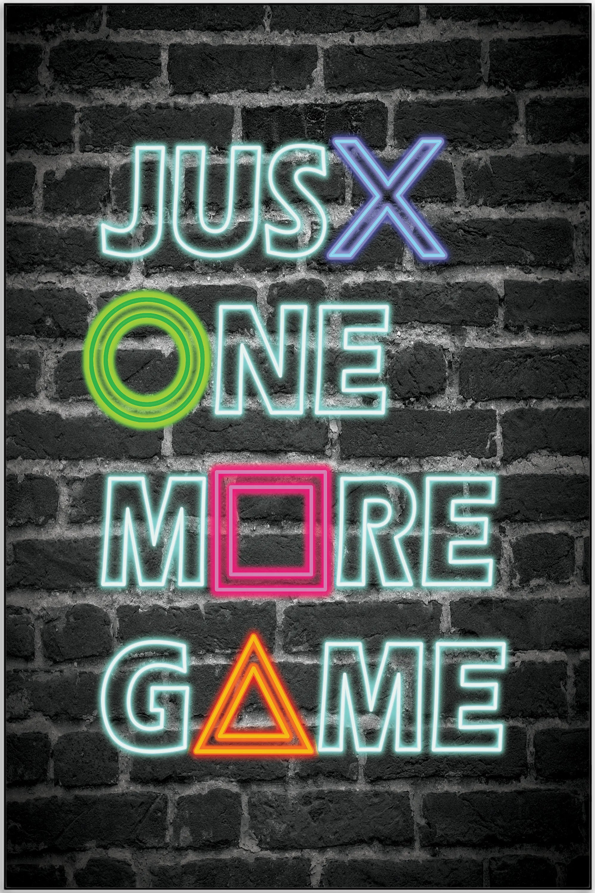 Plakat - Just one more game - admen.dk