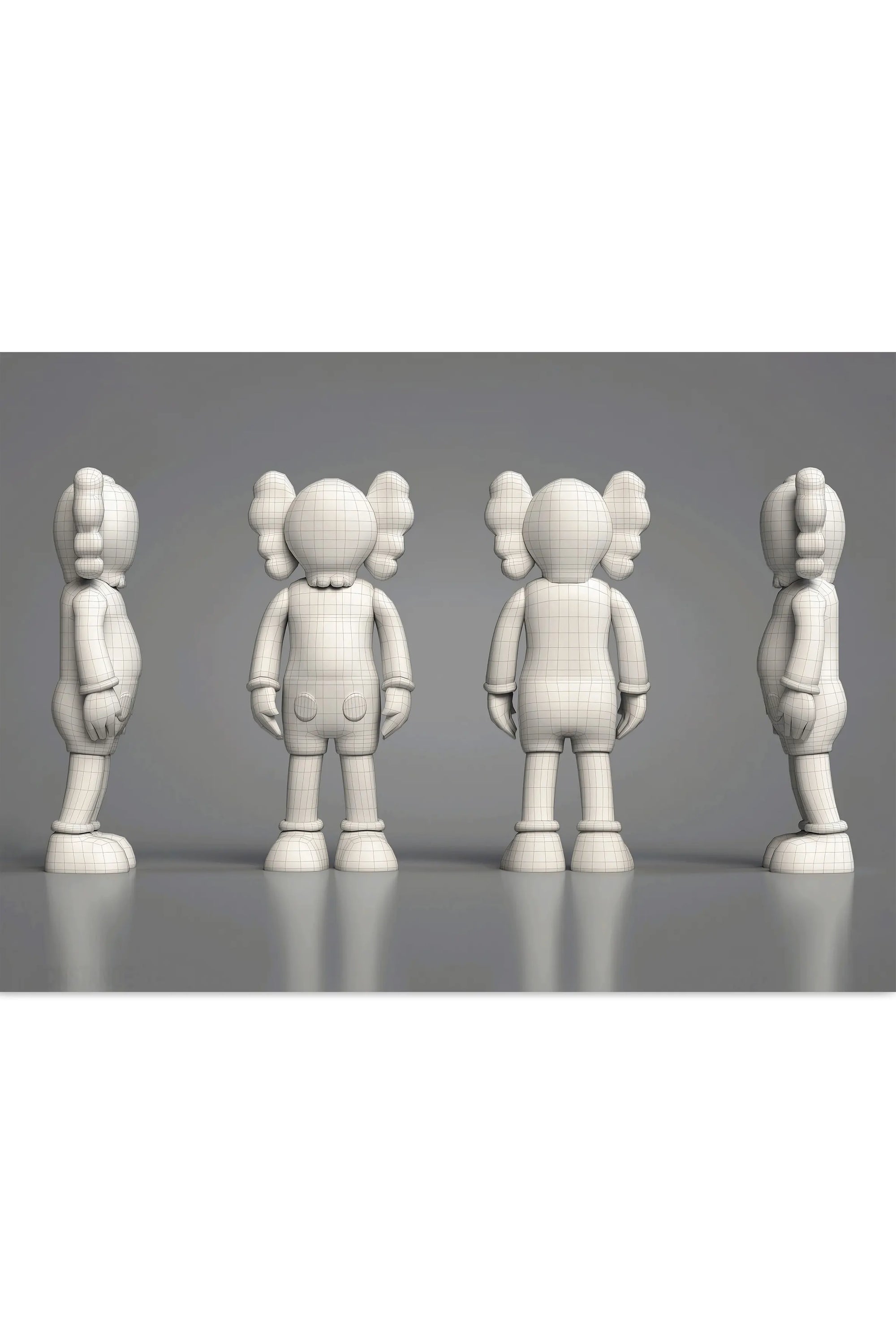 Plakat - Kaws 3d kunst - admen.dk