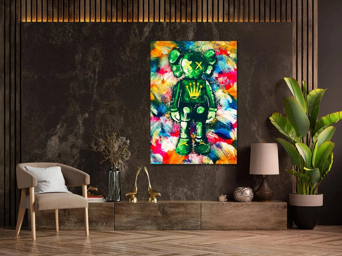 Plakat - Kaws Rolex, street art kunst - admen.dk