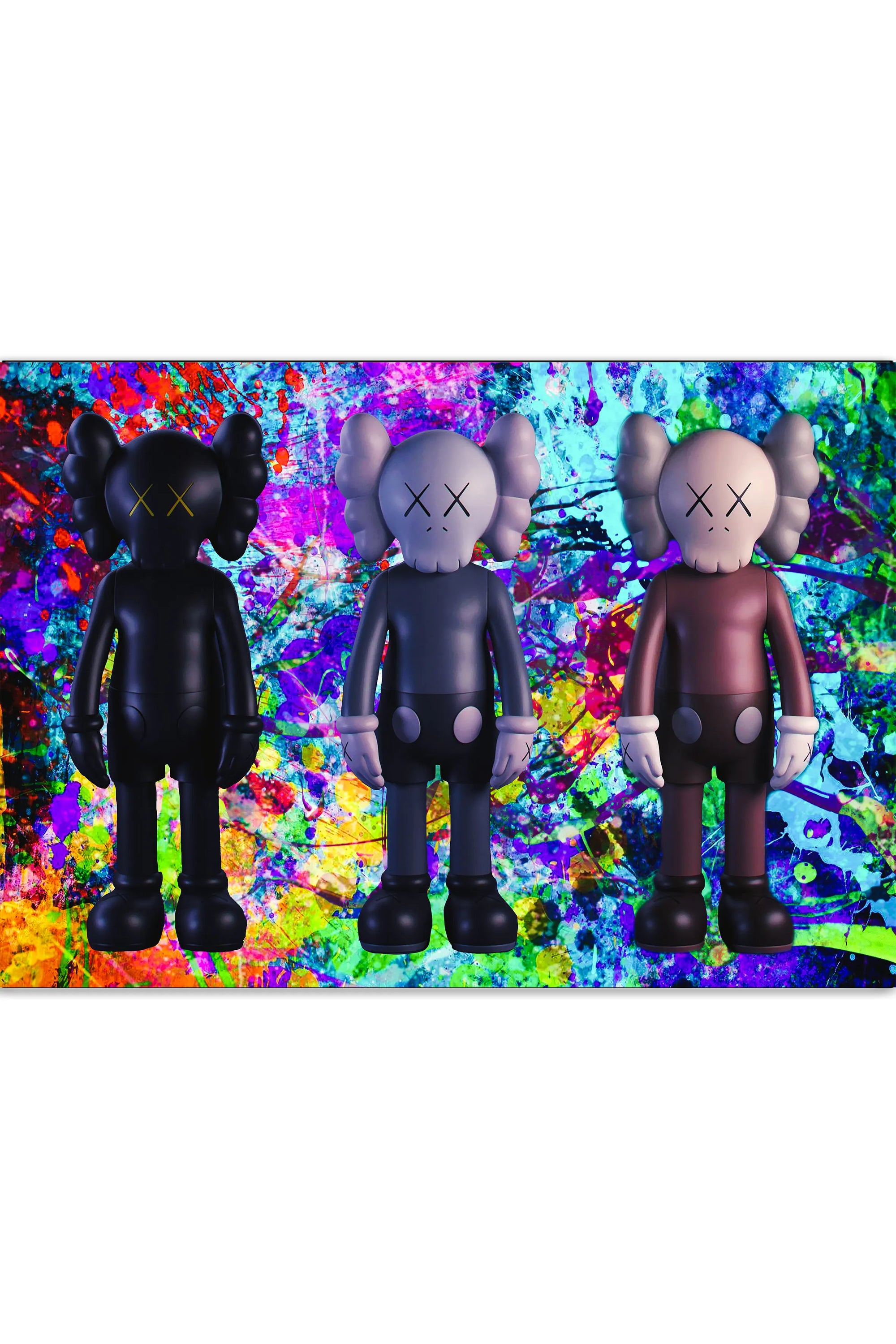 Plakat - Kaws buddies kunst - admen.dk