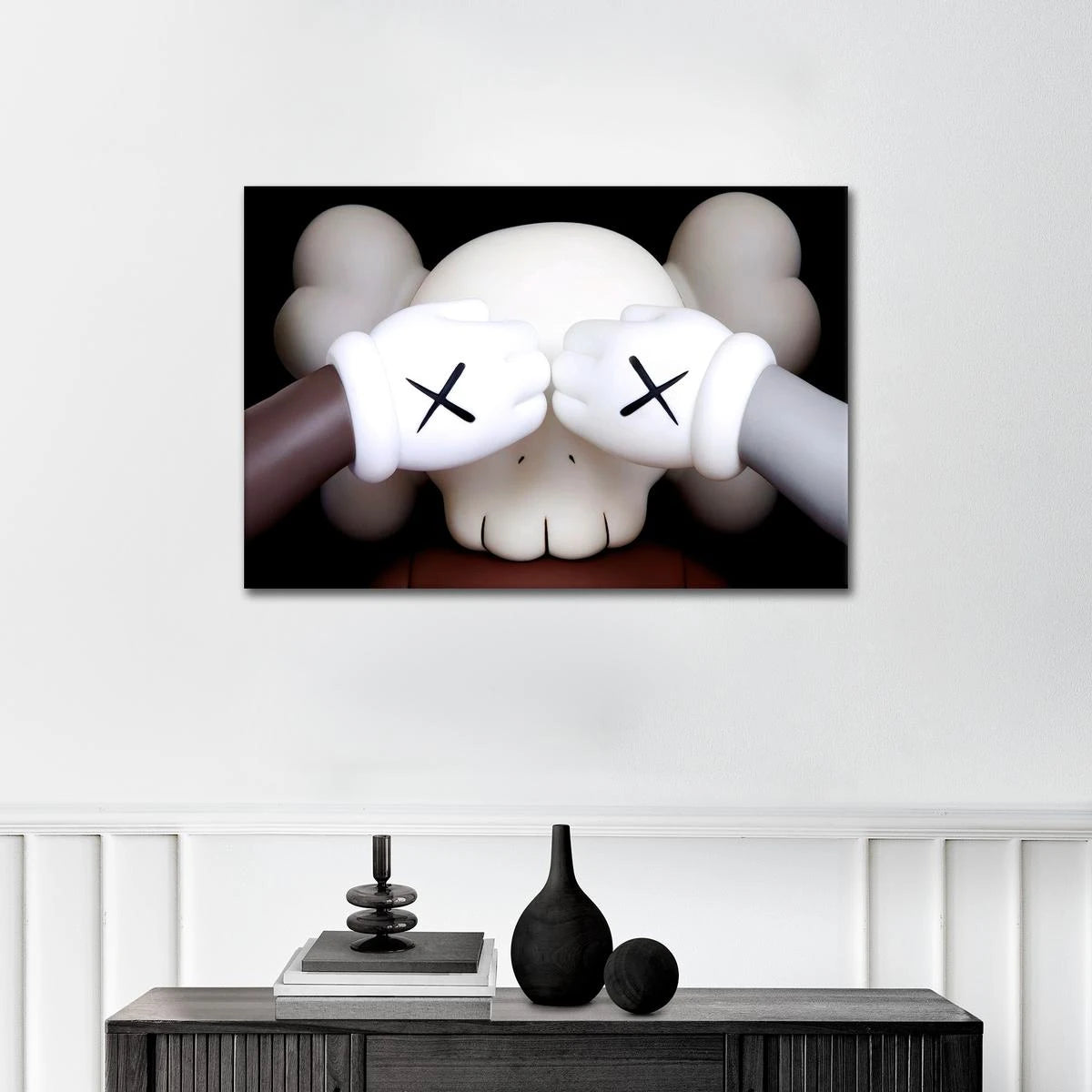 Plakat - Kaws gemmeleg - admen.dk