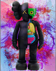 Plakat - Kaws i half body kunst - admen.dk