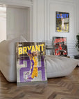 Plakat - Kobe Bryant i en flyvende fart - admen.dk