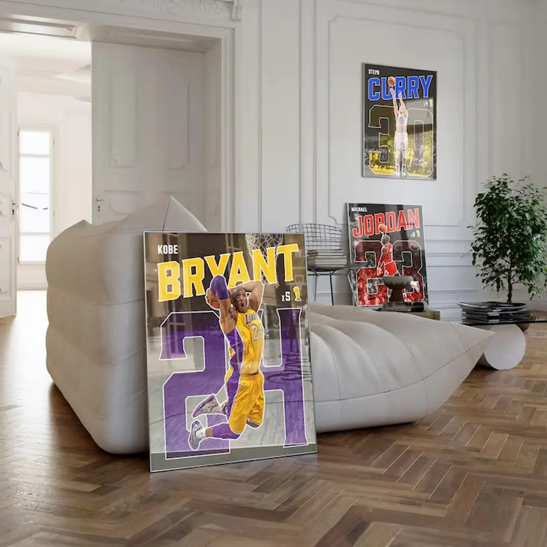 Plakat - Michael Jordan i flyvende fart - admen.dk