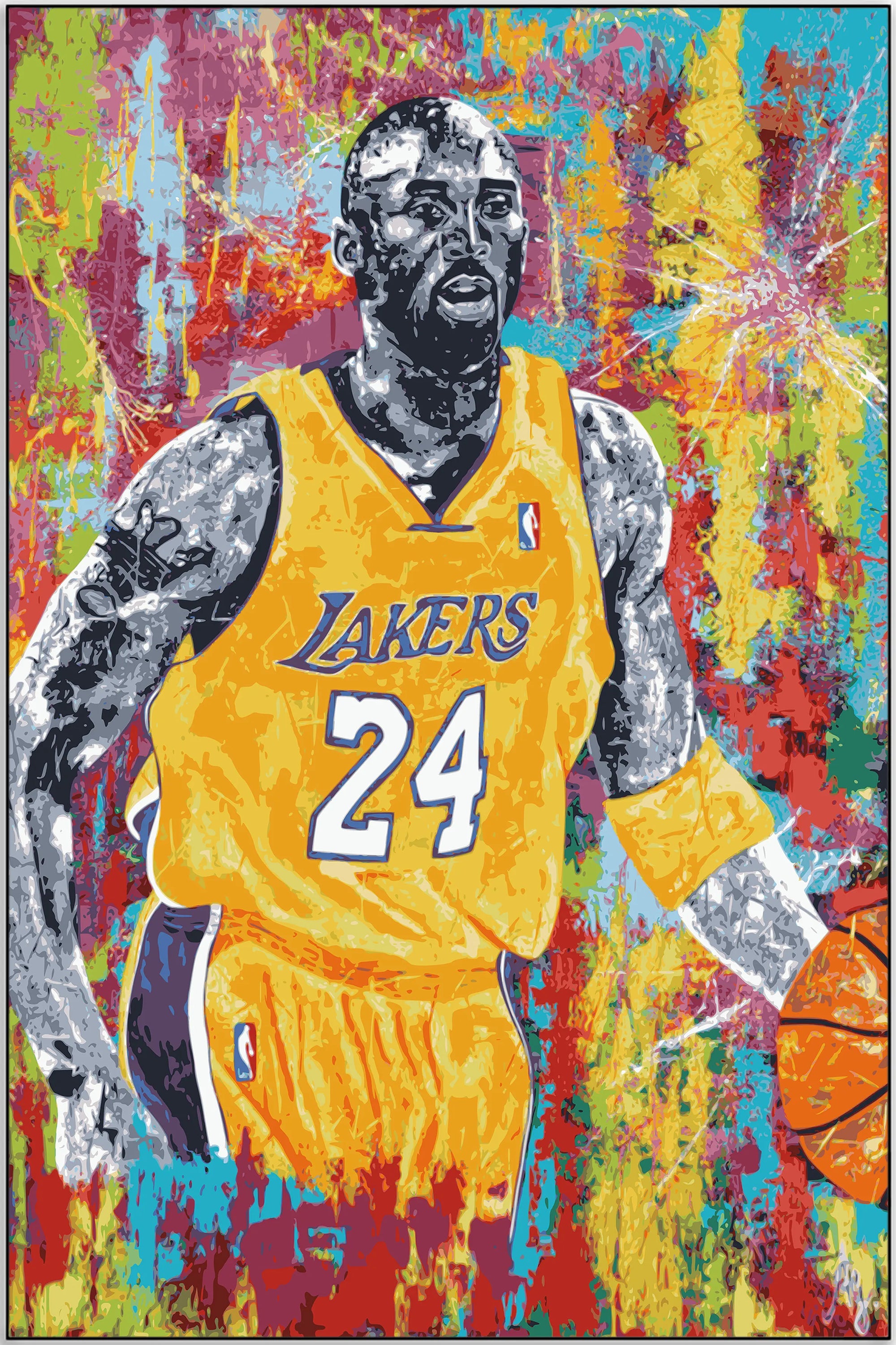 Plakat - Kobe Bryant graffiti - admen.dk