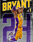 Plakat - Kobe Bryant i en flyvende fart - admen.dk