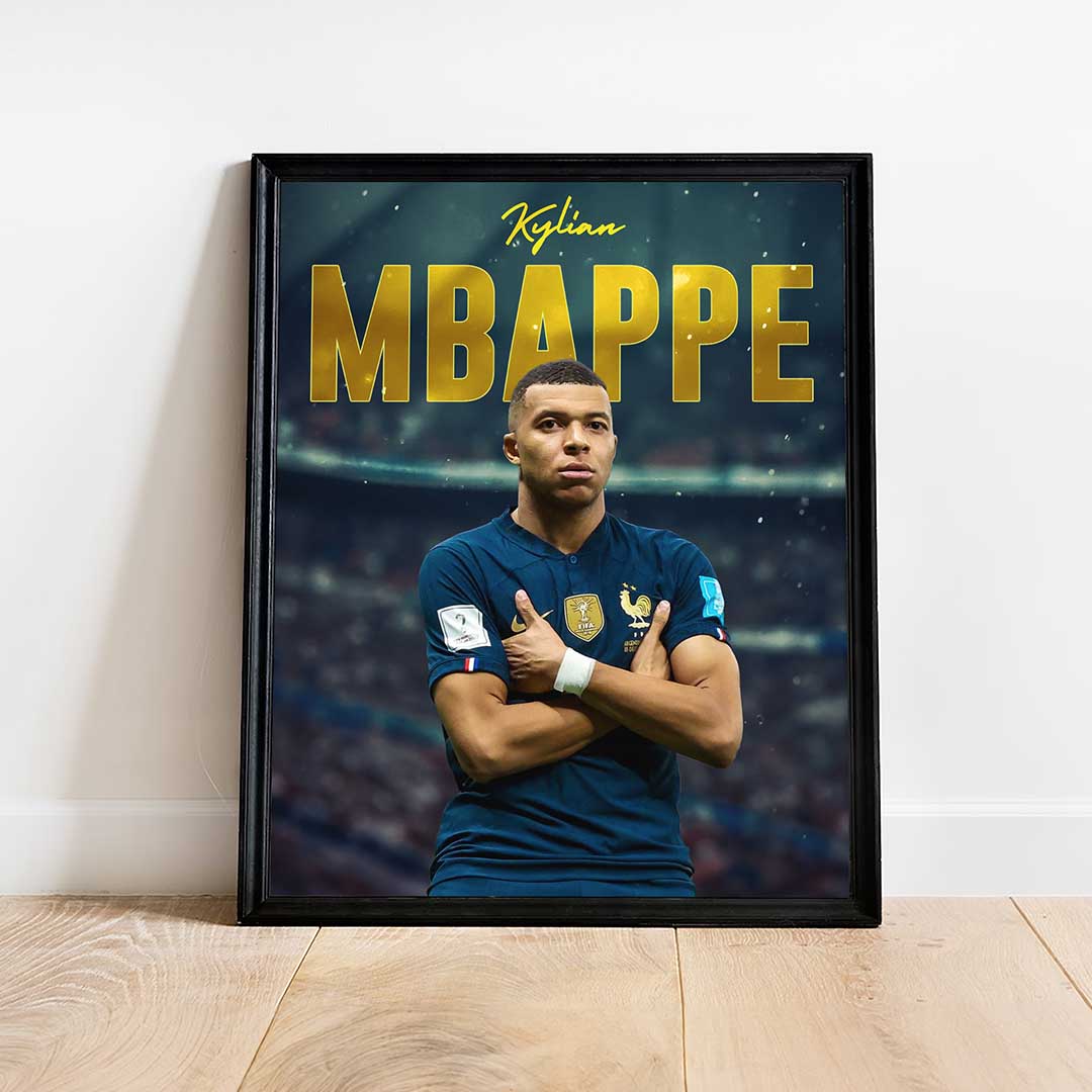 Plakat - Kylian Mbappe - admen.dk