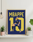 Poster - Kylian Mbappe 10