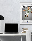 Poster - Kylian Mbappe Real Madrid art