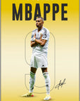 Poster - Kylian Mbappe in colors