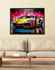 Poster - Lamborghini street art