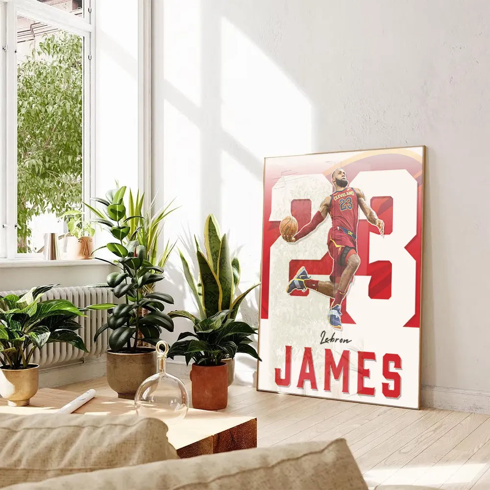 Plakat - Lebron James i bevægelse - admen.dk