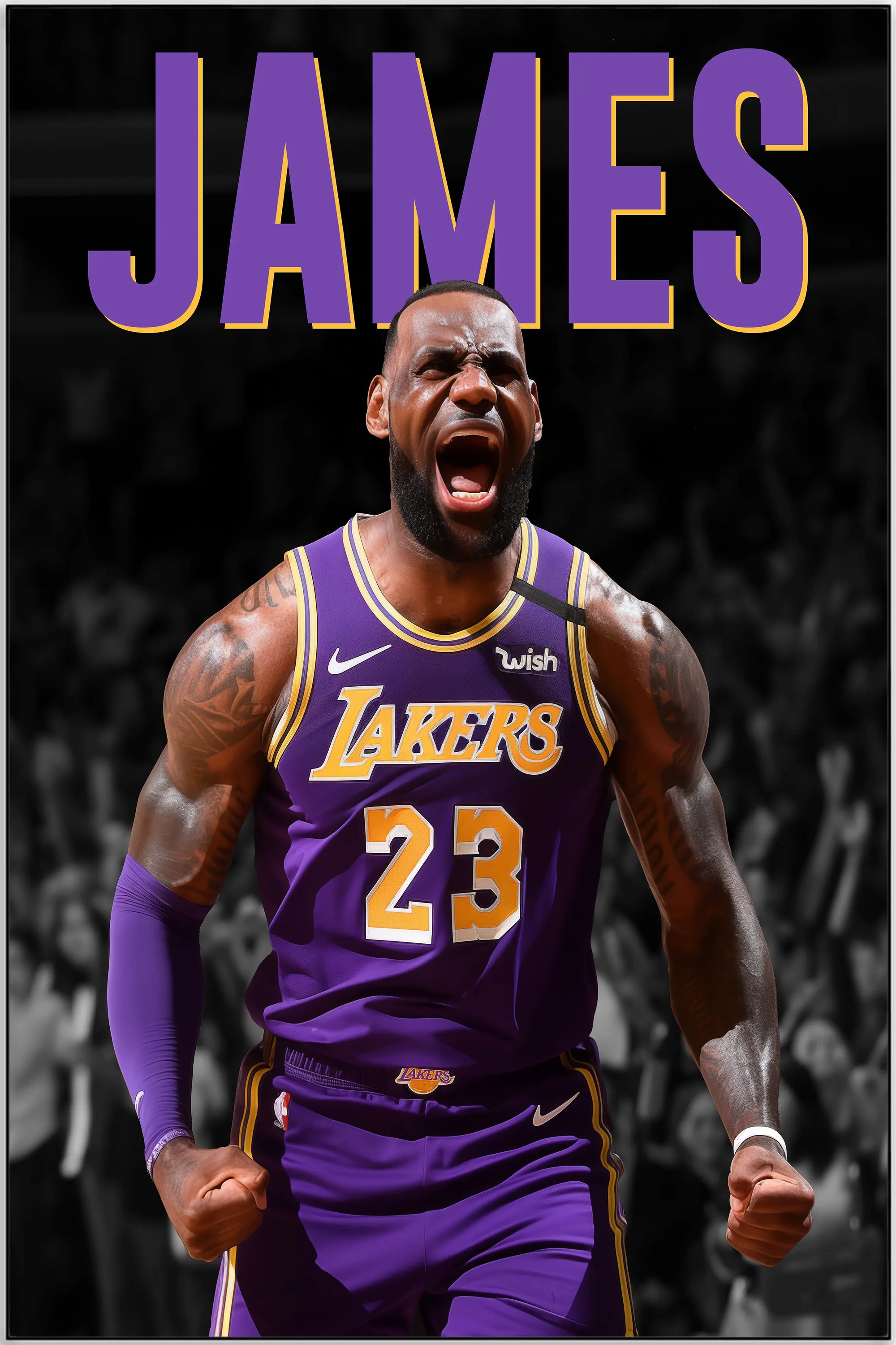 Plakat - Lebron James sejrkunst - admen.dk