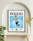 Poster - Leo Messi in graphic look