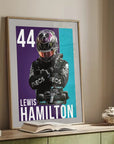 Plakat - Lewis Hamilton nr. 44 - admen.dk