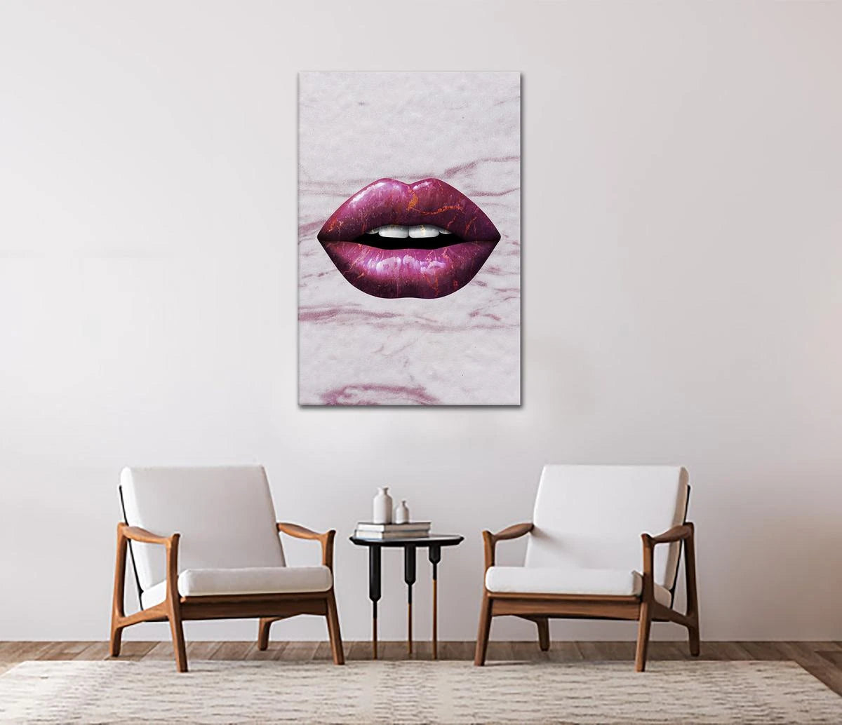 Plakat - Lilla lips kunst - admen.dk