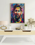 Plakat - Messi colorful kunst