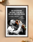 Plakat - Lionel Messi citat