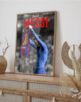 Plakat - Lionel Messi med tshirt kunst - admen.dk