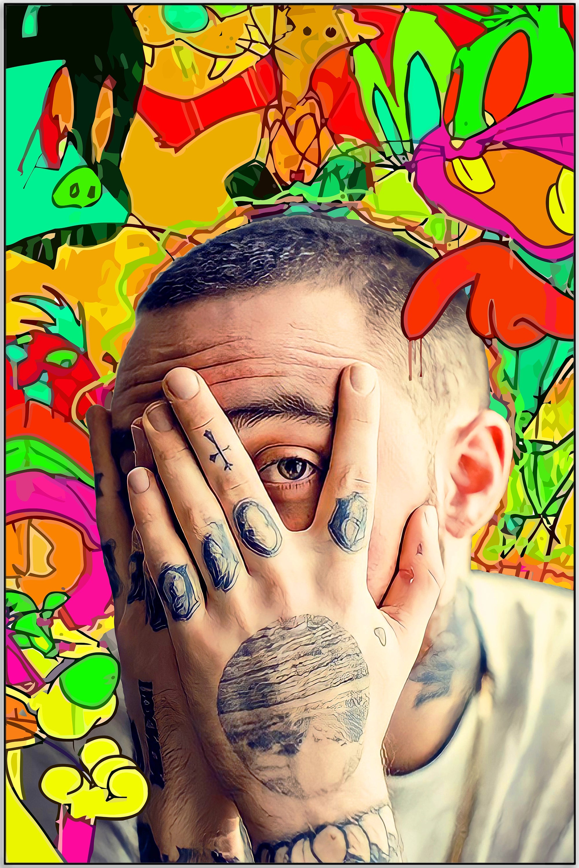 Plakat - Mac Miller street kunst - admen.dk