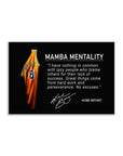 Plakat - Mamba Mentality citat - admen.dk