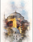 Plakat - Masjid Hagia Sophia - admen.dk