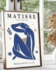 Plakat - Matisse - The dark blue lady kunst - admen.dk