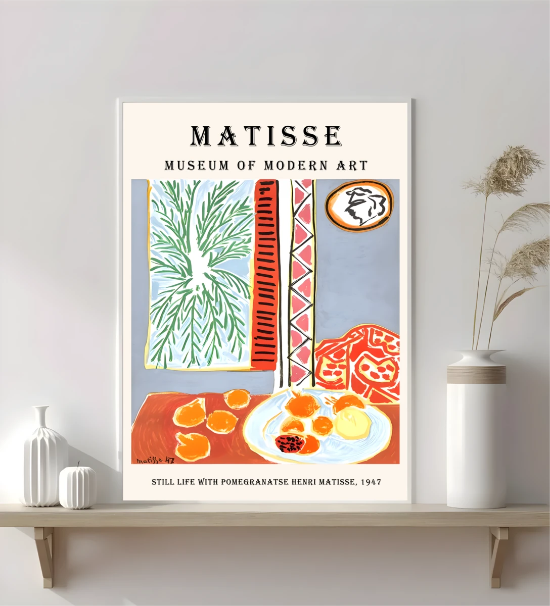 Plakat - Matisse - Mutural kunst med titel - admen.dk