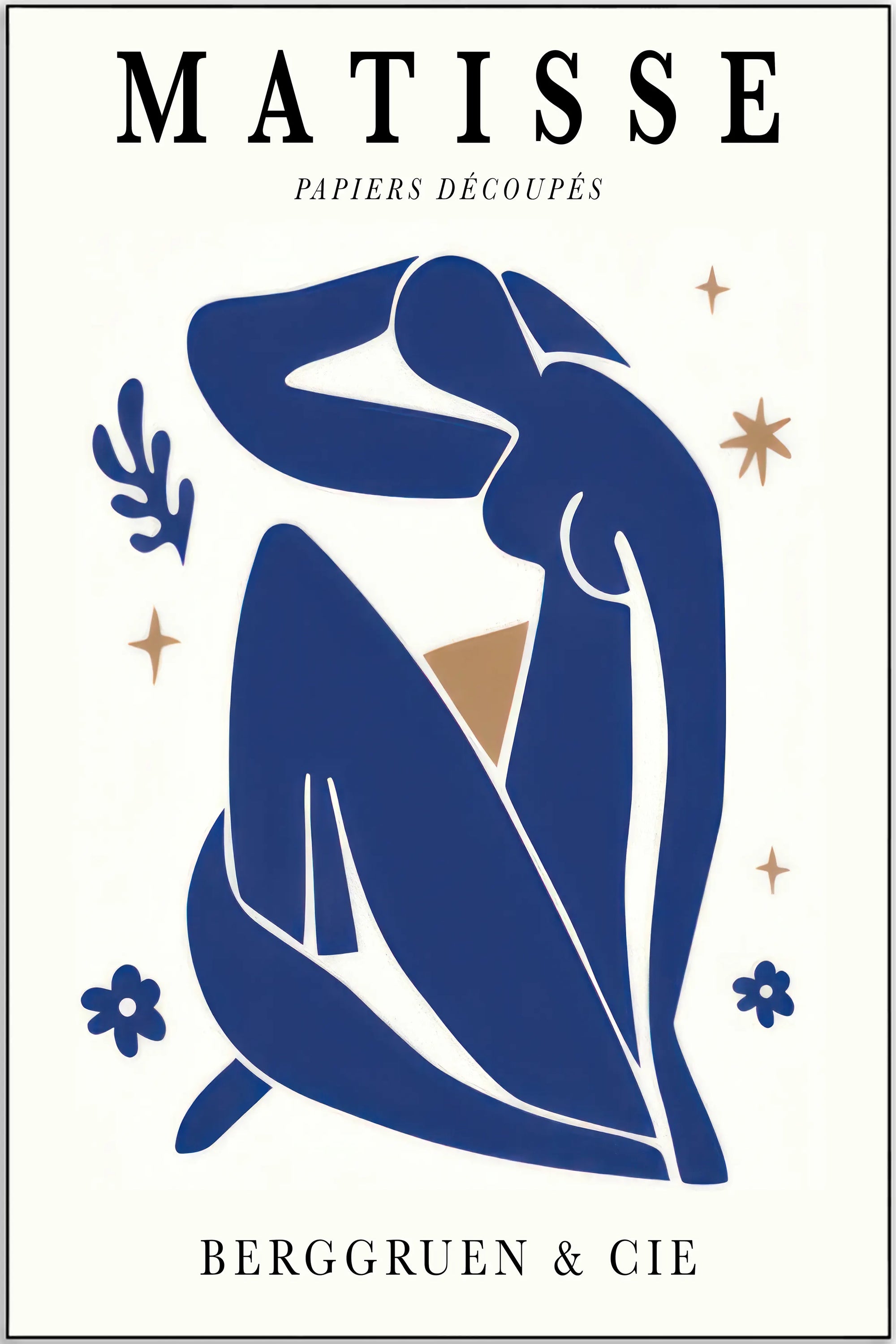 Plakat - Matisse - The dark blue lady kunst - admen.dk