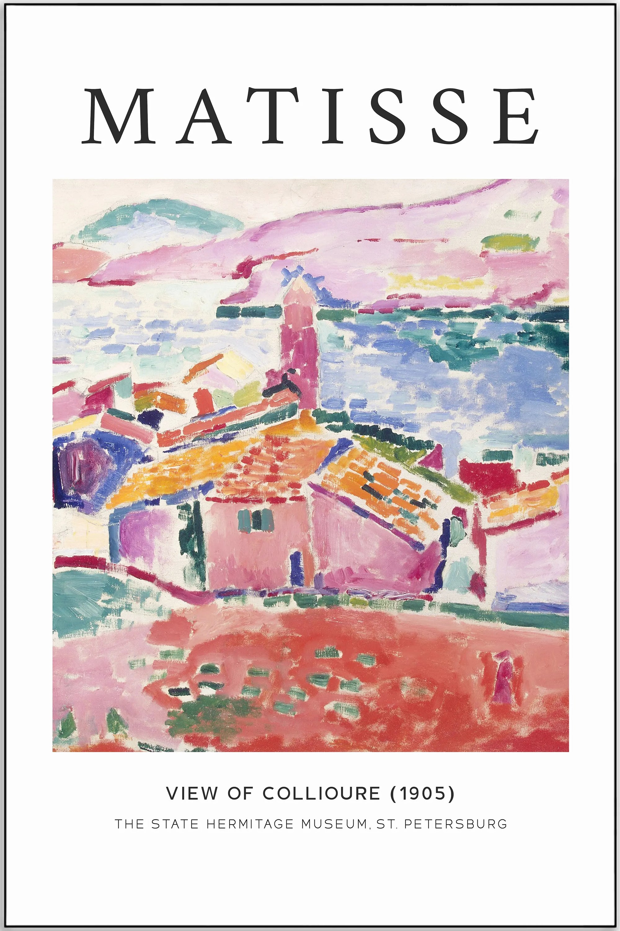 Plakat - Matisse - View of Collioure - admen.dk