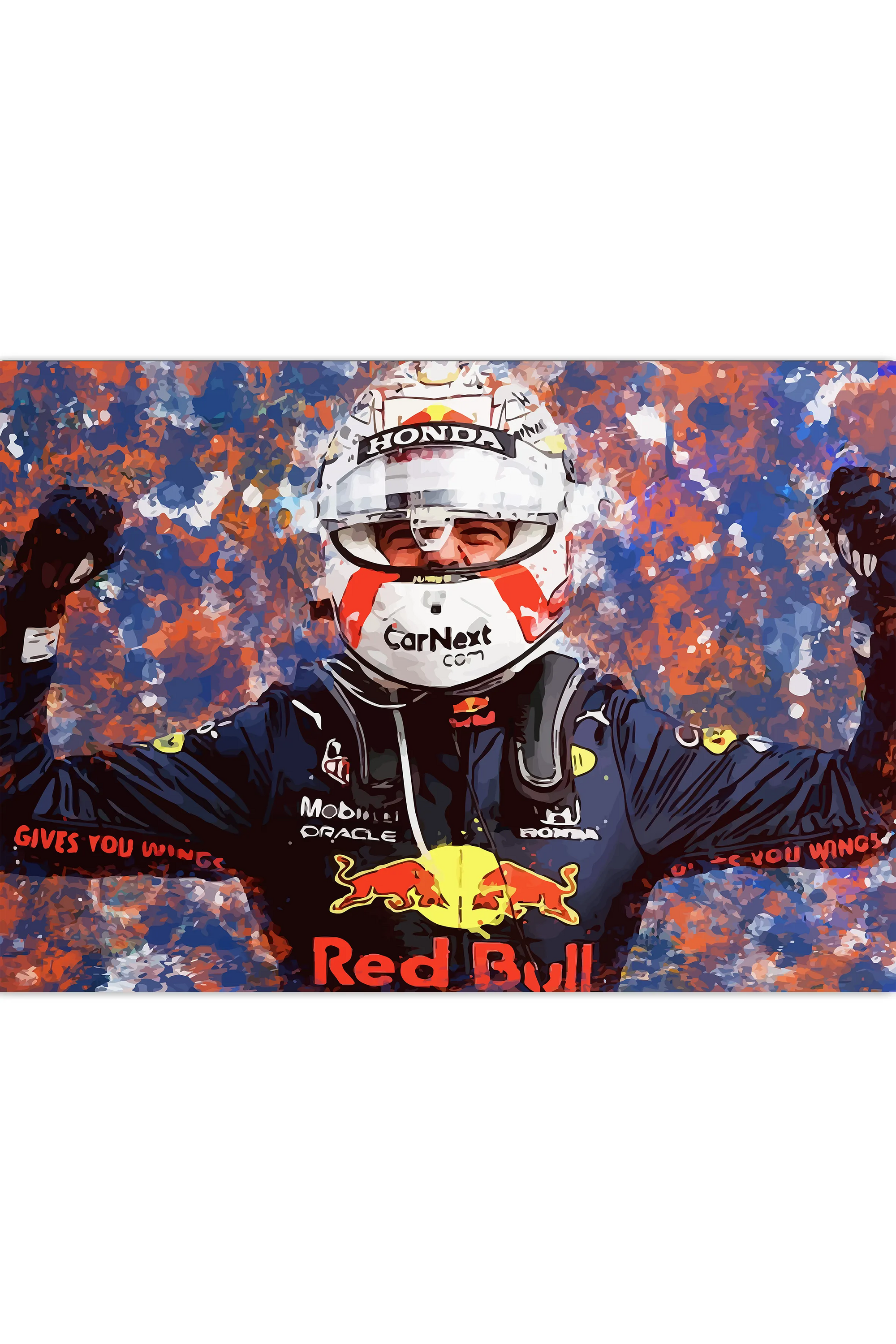 Plakat - Max Verstappen racerkører - admen.dk