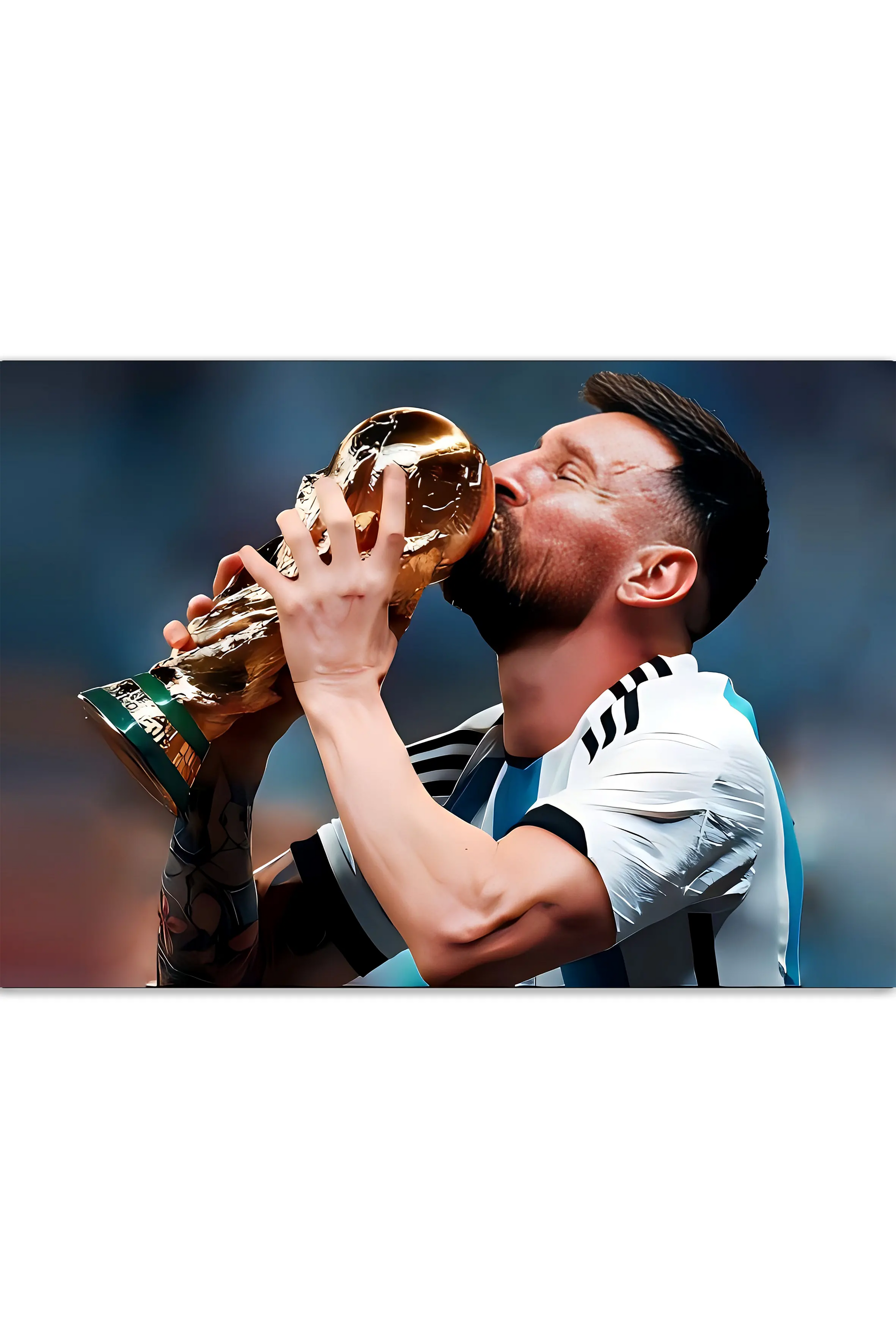 Plakat - Messi, VM og guld pokal - admen.dk