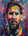 Plakat - Messi colorful kunst