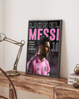 Plakat - Messi nr. 10  - Inter Miami kunst - admen.dk