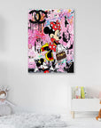 Plakat - Minnie Chanel street art kunst - admen.dk