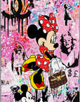 Plakat - Minnie Chanel street art kunst - admen.dk