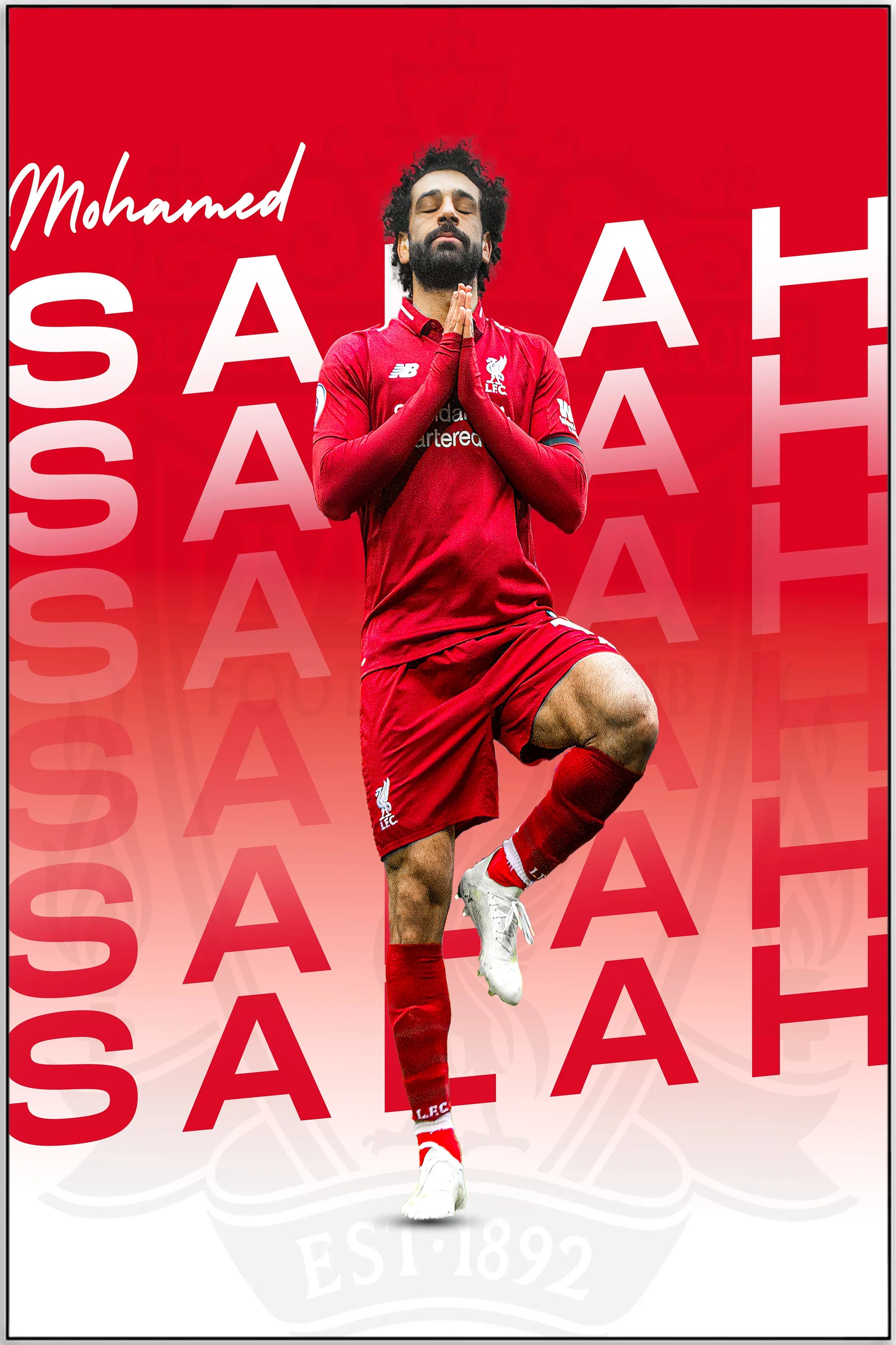 Plakat - Mohamed Salah style - admen.dk